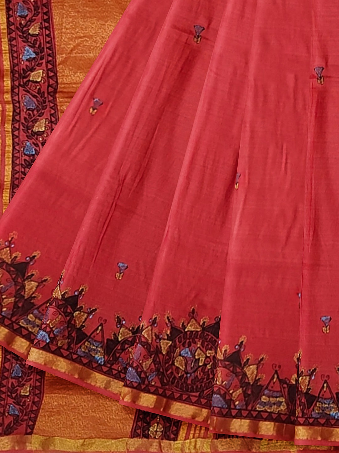 Dancing Doll on Cotton Silk – Grace in Every Move